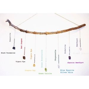 Crystal mobile bohemian decor